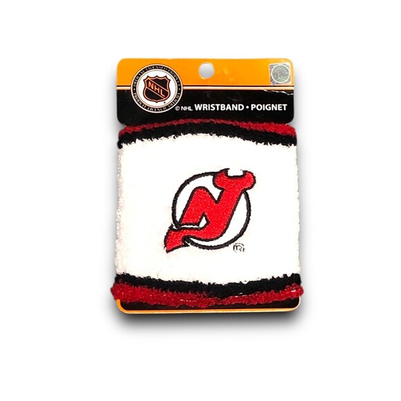 NHL New Jersey Devils Wristband - One Size - Picture 1 of 2